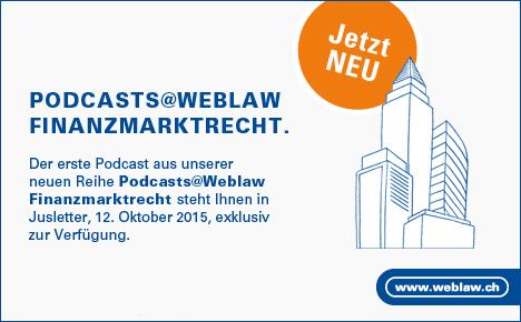  Reihe Podcasts@Weblaw Finanzmarktrecht.